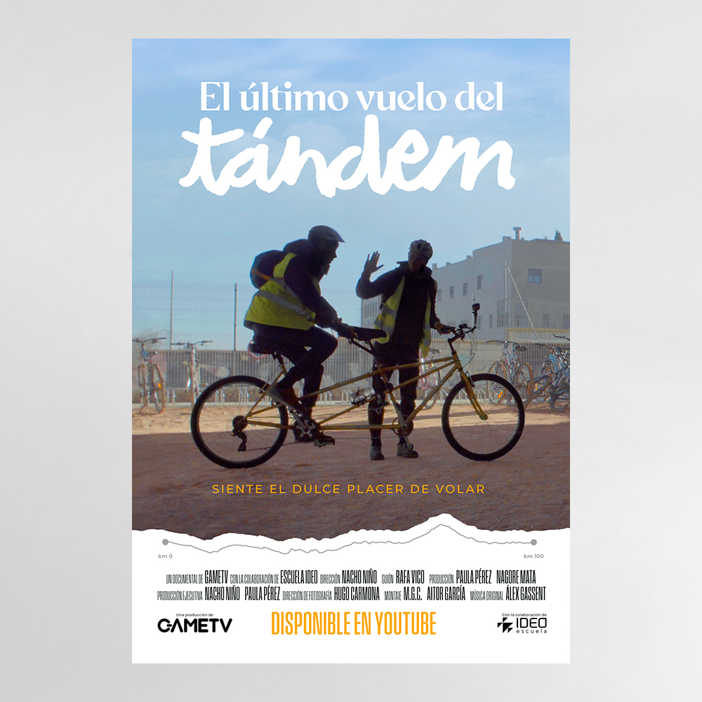 El vuelo del tándem - cartel